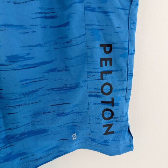 💙 Peloton Men’s Blue Athletic Training Shorts – Size L - Picture 3 of 6
